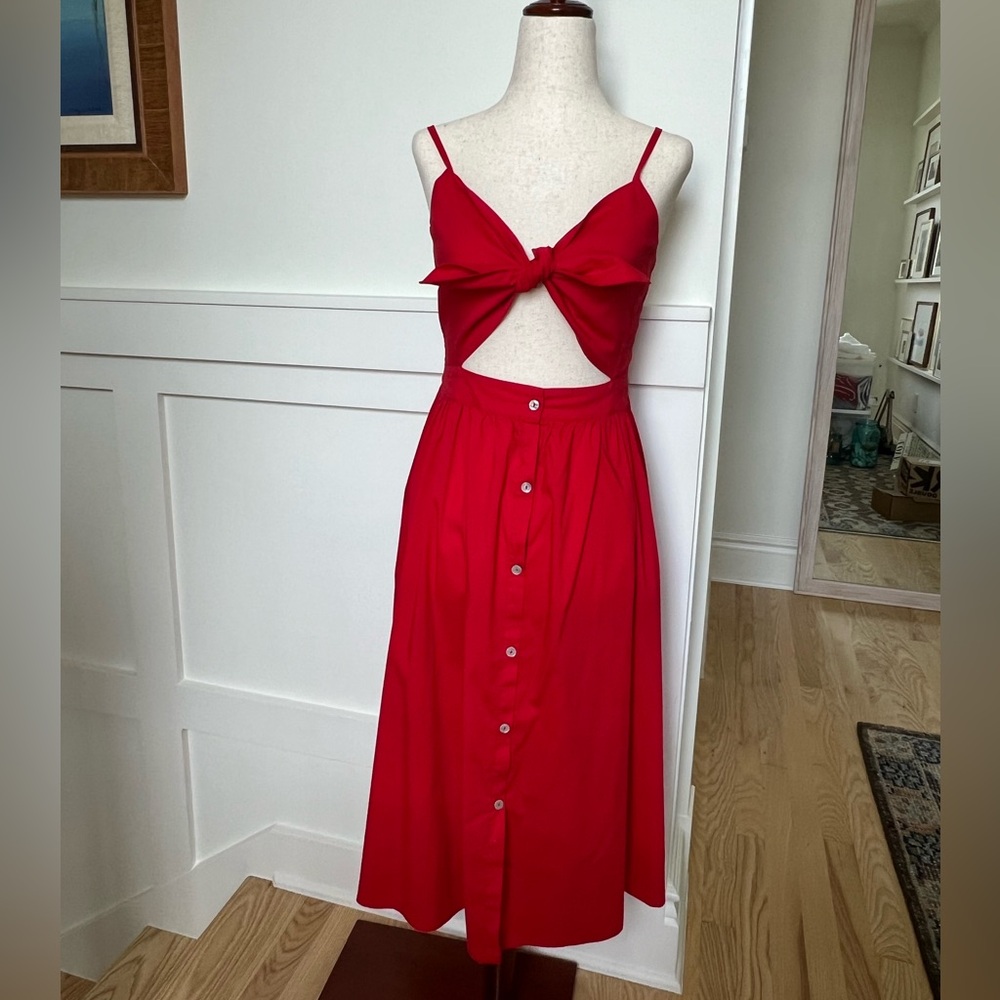 Gianni Bini Red Tie Dress
